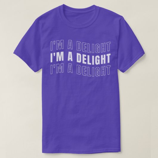 私は喜び1 Tシャツ (デザイン正面)