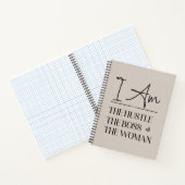 私は喧騒であり、ボスであり、女であるおもしろい ノートブック (内部)