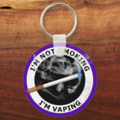 私は喫煙ではない キーホルダー (正面)