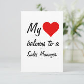 私は営業マネージャーカードに所属している カード (スタンド正面)