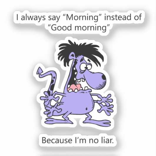 私は嘘つきではない シール (正面)