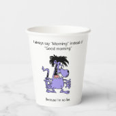 私は嘘つきではない 紙コップ (裏面)