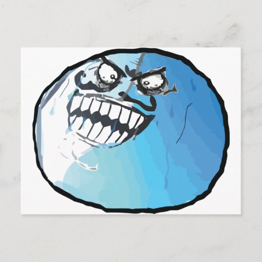 私は嘘をついた顔 ポストカード (正面)