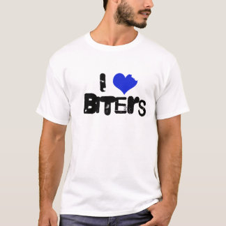 私は噛む人を愛します Tシャツ
