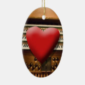 私は器官のオーナメントを愛します セラミックオーナメント (右)