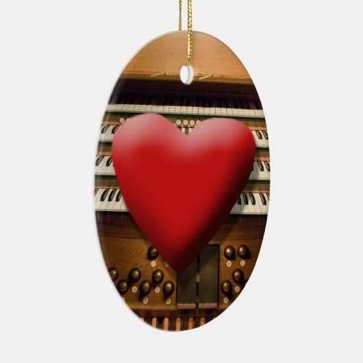 私は器官のオーナメントを愛します セラミックオーナメント (右)