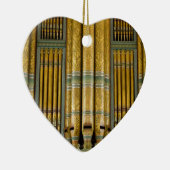 私は器官のオーナメント-バーミンガム--を愛します セラミックオーナメント (右)