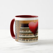 私は器官のマグを愛します マグカップ (正面左)