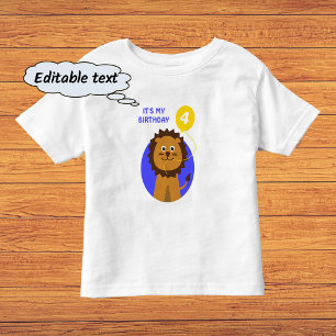 私は四匹の微笑みを浮かべている トドラーTシャツ