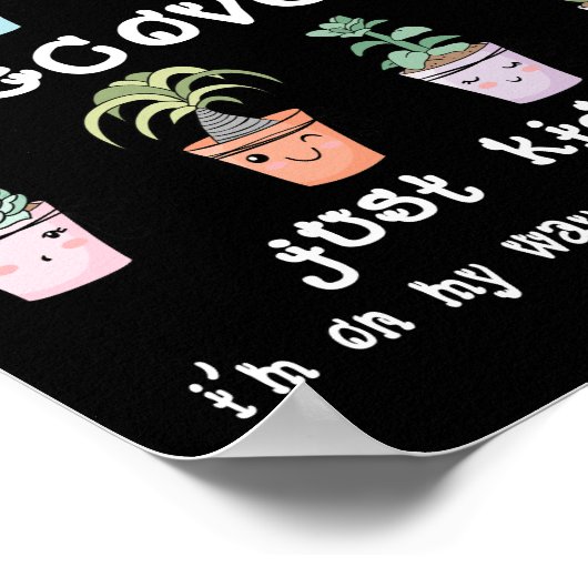 私は回復の道を歩むプランタホリックだ冗談 ポスター (角)