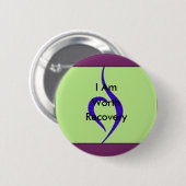 私は回復ボタンの価値があります 缶バッジ (正面&裏面)