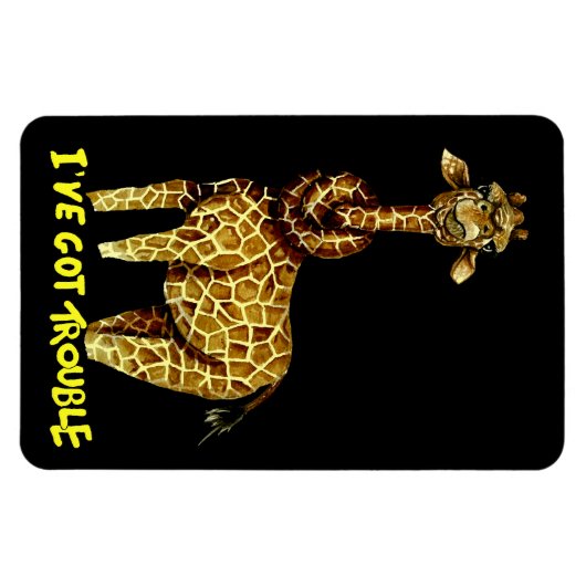 私は困得る マグネット (横)