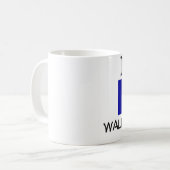 私は囲まれたミシガン湖を愛します コーヒーマグカップ (正面左)