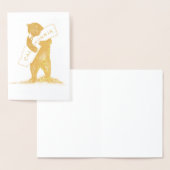 私は国家を抱き締めているカリフォルニアくま愛します 箔カード (ディスプレー)