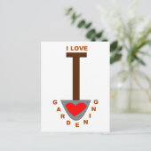 私は園芸のスペードはがきが大好き ポストカード (スタンド正面)