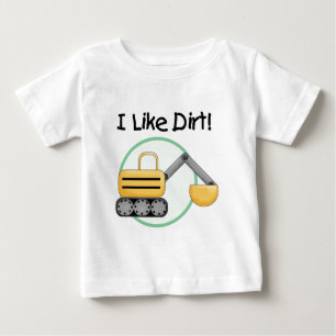 私は土のTシャツおよびギフトを好みます ベビーTシャツ