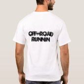 私は土を掘ります Tシャツ (裏面)