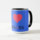 私は土地の損失が大好きだ マグカップ (正面右)