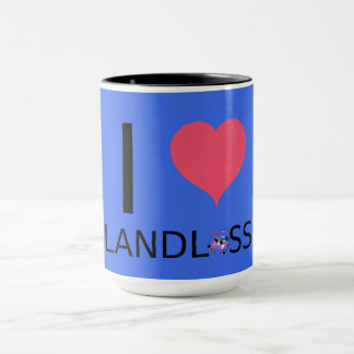 私は土地の損失が大好きだ マグカップ