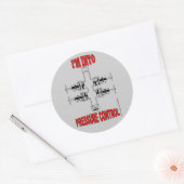 私は圧力制御、スライクリンステッカー、BOP、油 ラウンドシール (封筒)