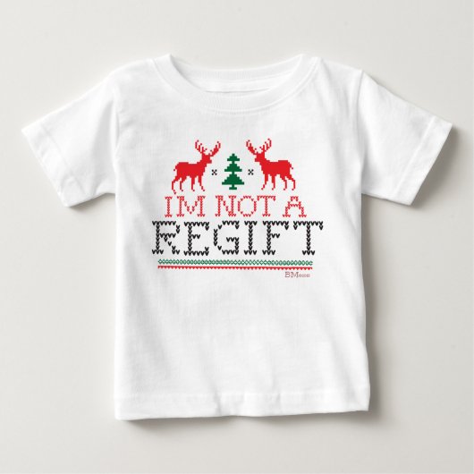 私は地域ではない ベビーTシャツ (正面)