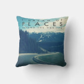 私は地平線を越える場所の夢を見ます クッション (裏面)