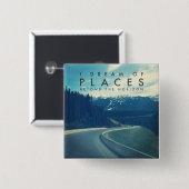 私は地平線を越える場所の夢を見ます 缶バッジ (正面&裏面)