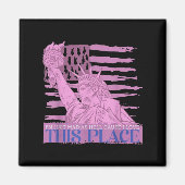 私は地獄のような不機嫌私はこの場所を愛した マグネット (正面)