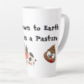 私は地球に落ちている カフェラテマグ (右アングル)