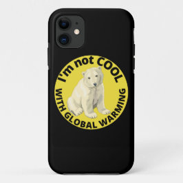 私は地球を救クールう地球温暖化を持っていない iPhone 11 ケース