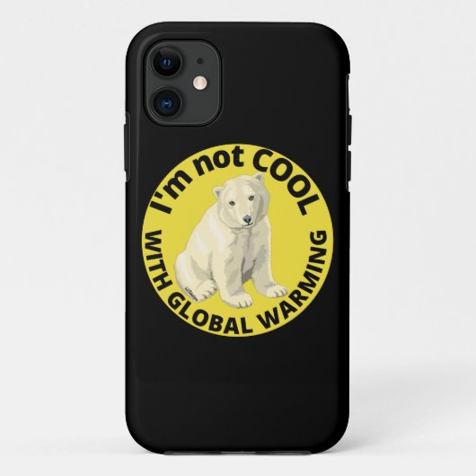 私は地球を救クールう地球温暖化を持っていない Case-Mate iPhoneケース (裏面)