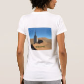 私は地球温暖化をまで… -カスタマイズ解決しました Tシャツ (裏面)