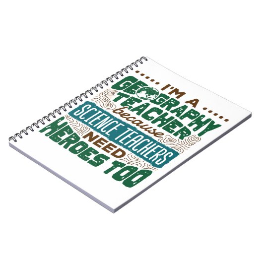 私は地理先生おもしろい英霊賞 ノートブック (左側)