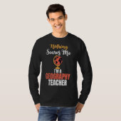 私は地理先生地理学者だ Tシャツ (正面フル)