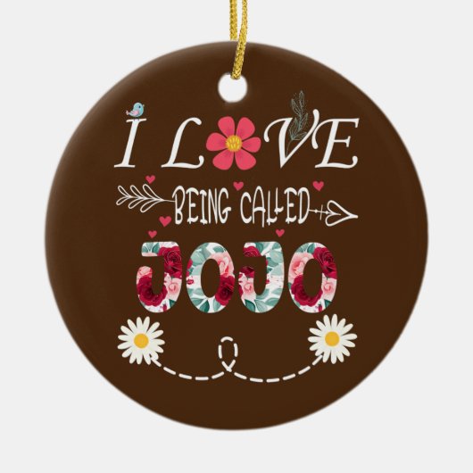 私は城上と呼ばれるのが好きだ セラミックオーナメント (正面)