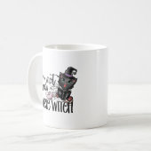 私は基本的な魔女ではない – Black Cat コーヒーマグカップ (正面左)