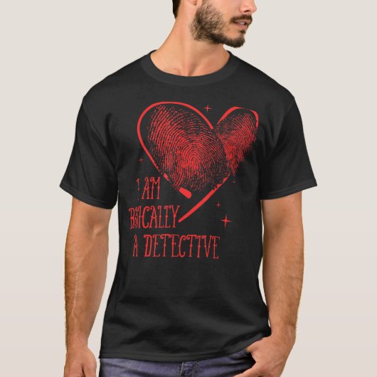 私は基本的に探偵の犯罪だ Tシャツ (正面)