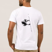 私は堅いひびを愛します Tシャツ (裏面)