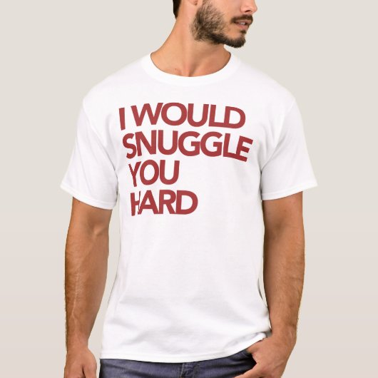 私は堅い寄添います Tシャツ (正面)
