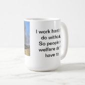 私は堅い蒸気の列車00を働かせます コーヒーマグカップ (正面右)