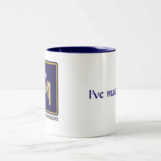 私は場所を空けました ツートーンマグカップ (中央)