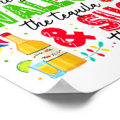 私は塩を飲み込むテキーラCinco De Mayo ポスター (角)