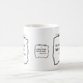 私は壁を離れて事をころびます作ります。 低音の規則! コントラバス奏者 コーヒーマグカップ (中央)
