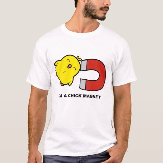 私は変な磁石だ Tシャツ (正面)