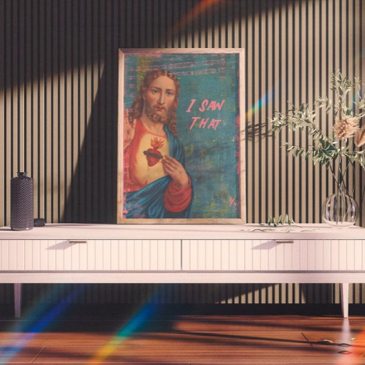 私は変わったアートのトレンディーの装飾が宗教的に見えた ポスター