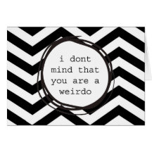 私は変人であることを気にしません