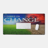 「私は変化に生きる」モチベーション肯定 デスクマット (キーボード&マウス)