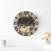 私は夏が大好きです ラージ壁時計 (ホーム)