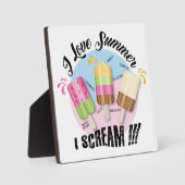 私は夏が大好き – 私は叫ぶ!!! フォトプラーク (正面)