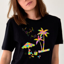 「私は夏に予約している」カスタム トライブレンドＴシャツ